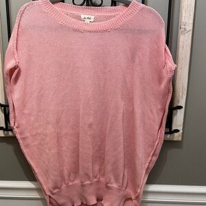 la miel small oversized Pink Women's Sweater